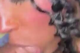 Brenda Perlaza aka Barbienegra3 Blowjob Cum In Mouth Video